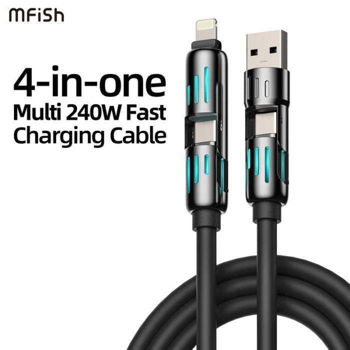 4-in-1 Multi-USB Charging Cable