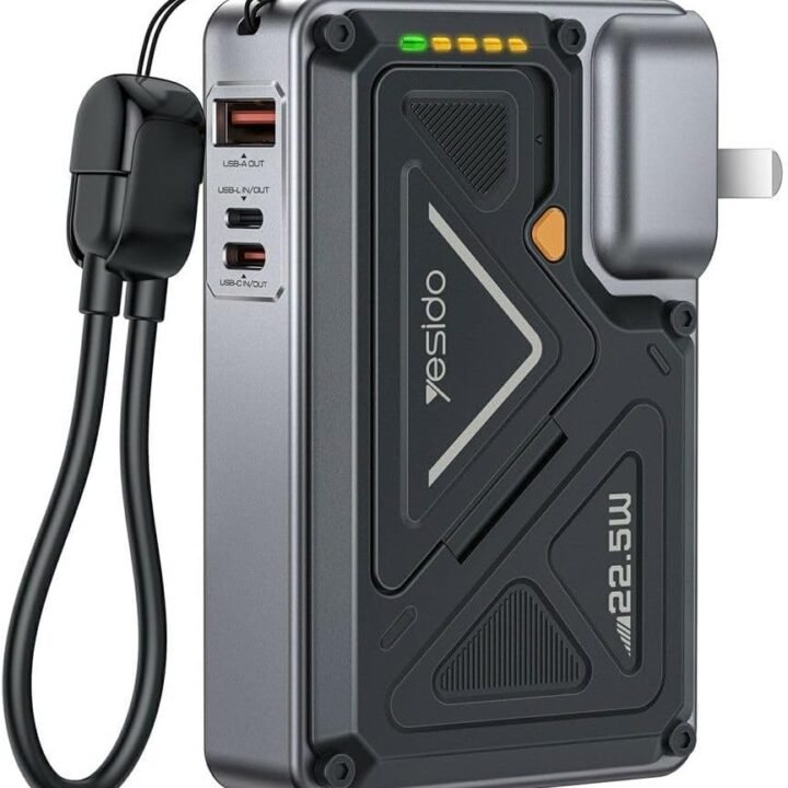 5-in-1 Wireless Power Bank — 10,000 mAh