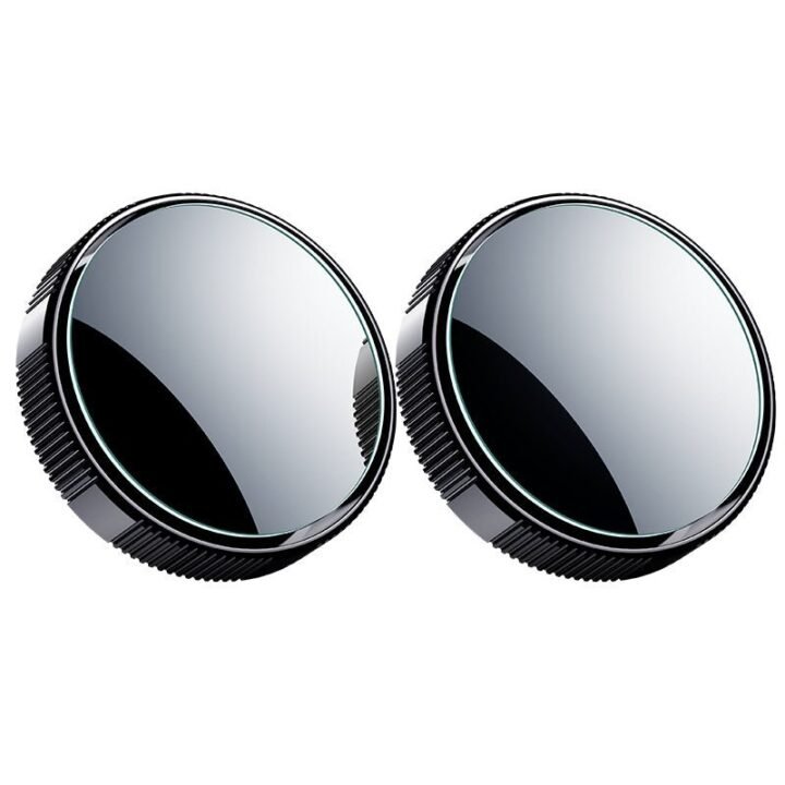 360° Adjustable Blind-Spot Mirror — Black